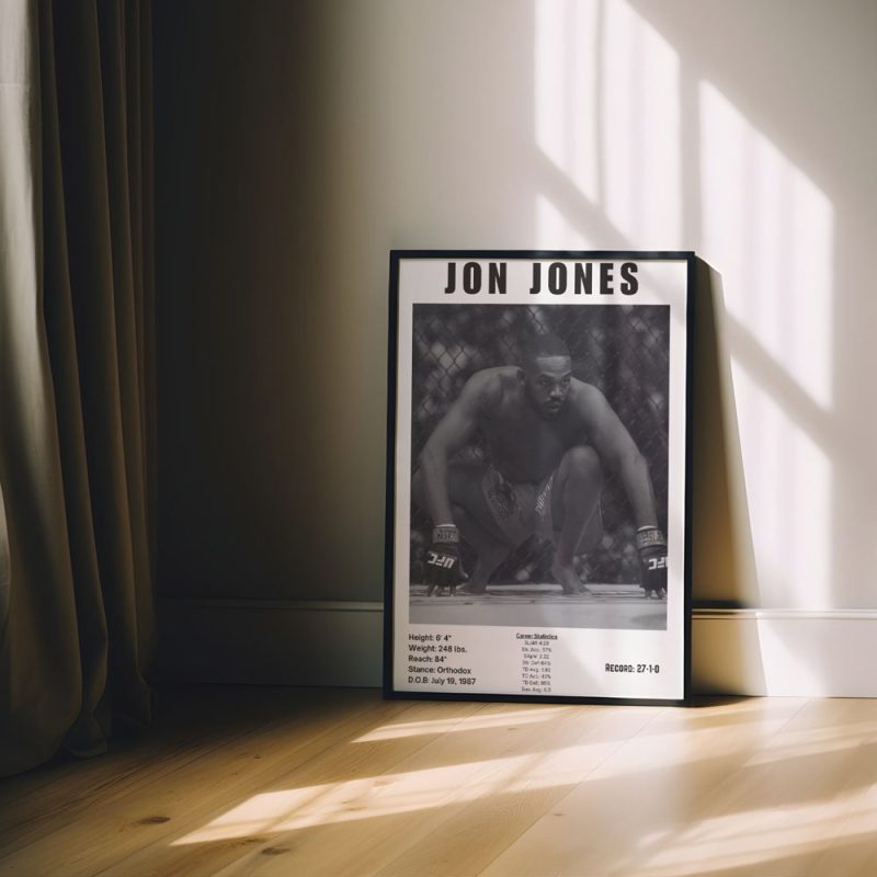 Black and white U-Ultimate Fighting Championship UFC Poster Canvas Print Painting Wall Decor Wall Art Gym Room Decoration - Image 12