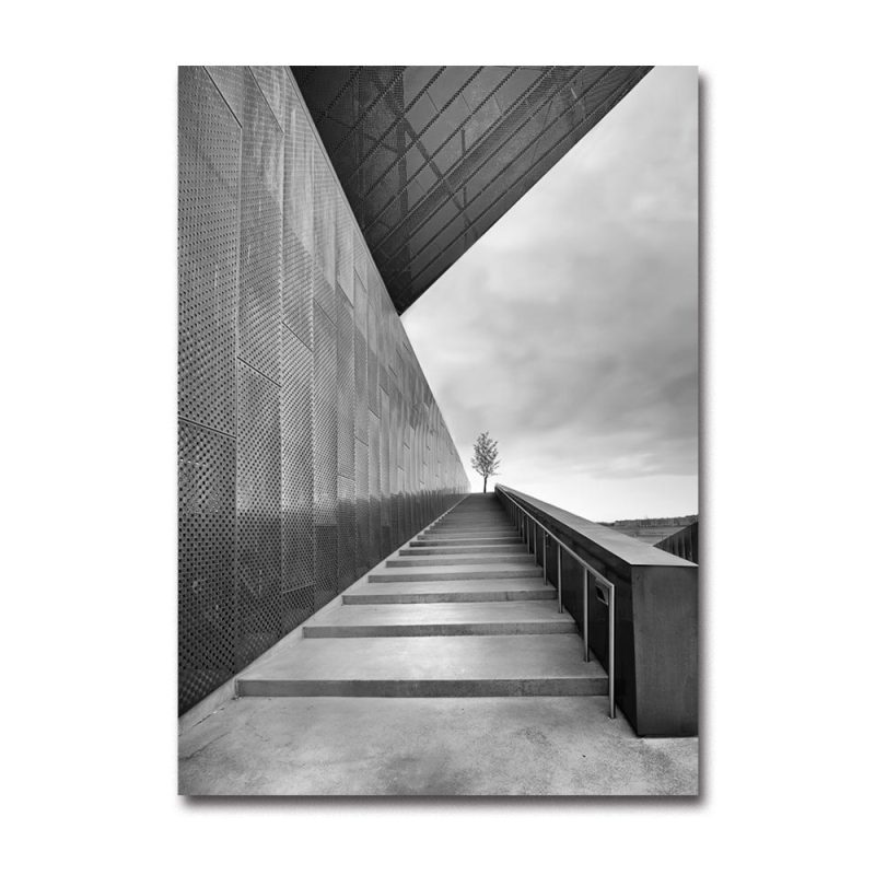 Light Luxury Black White Gray Industrial Style Canvas Poster Space Extension Simplicity Wall Art Print Painting Home Decor Mural - Image 8