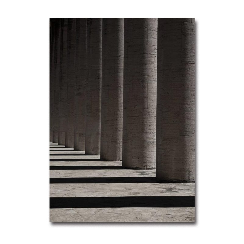 Light Luxury Black White Gray Industrial Style Canvas Poster Space Extension Simplicity Wall Art Print Painting Home Decor Mural - Image 14