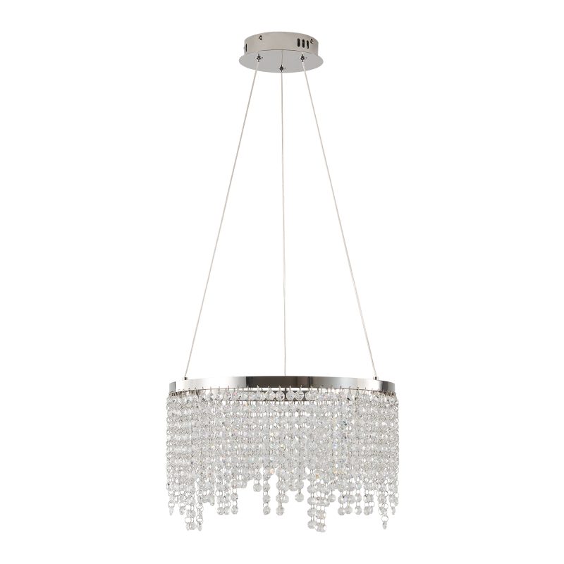 16-inch Luxury Crystal Led Chandelier - Dimmable - Adjustable Height and Color Temperature (3000K-6000K) - Modern Chandelier for Living Room, Dining Room and Bedroom - Image 6