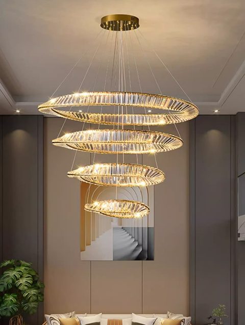Home decoration Pendant lights, luxury crystal living room chandelier, bedroom Pendant lamp, ceiling light, indoor lighting