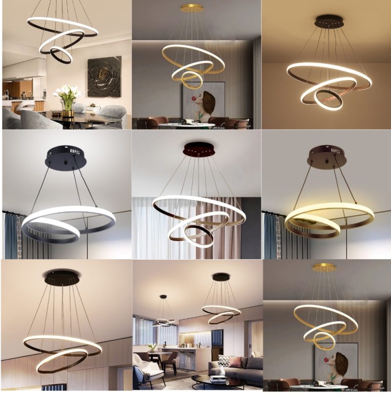 New Nordic Led Chandelier For Dining Lamps Modern Luxury Design And Hanging Lamp For Ceiling Living Room Lustre Pendant Lighting - Image 2