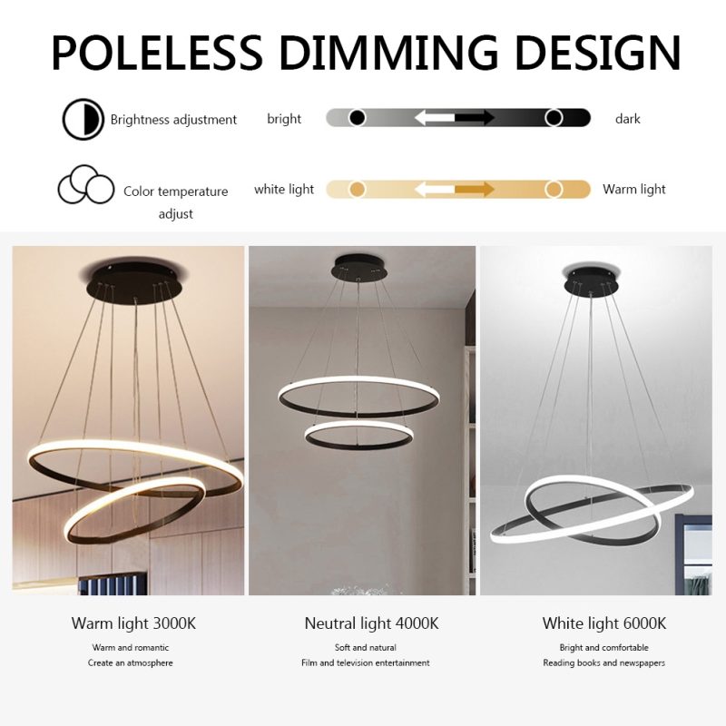 New Nordic Led Chandelier For Dining Lamps Modern Luxury Design And Hanging Lamp For Ceiling Living Room Lustre Pendant Lighting - Image 15