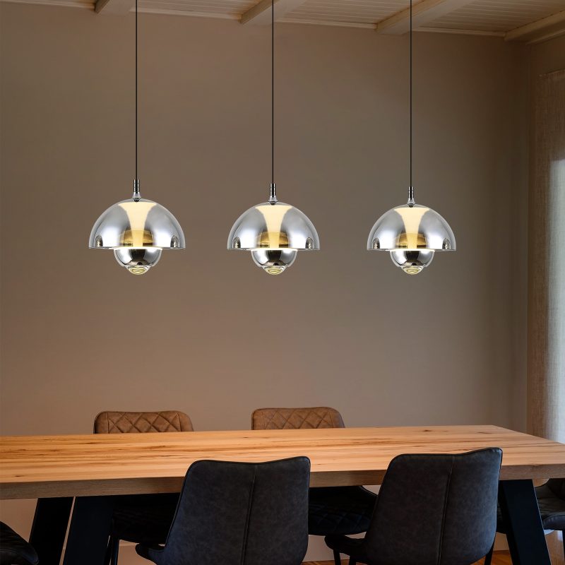 Modern Led Pendant Light Dining Room Table Ceiling Chandelier Designer Luxury Glass Pendant Lamp Simple Bar Counter Hanging Lamp