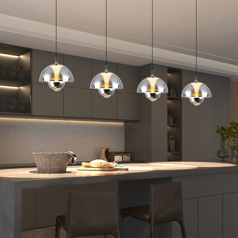 Modern Led Pendant Light Dining Room Table Ceiling Chandelier Designer Luxury Glass Pendant Lamp Simple Bar Counter Hanging Lamp - Image 3