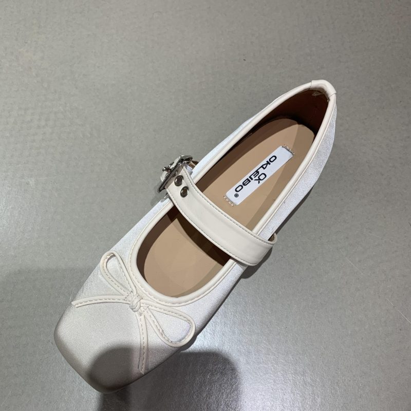 Women Flat Shoes Fashion Buckle Strap Footwear Lolita Style Casual Shallow Mary Janes Butterfly-knot Ladies Ballet Flats Shoes - Image 8