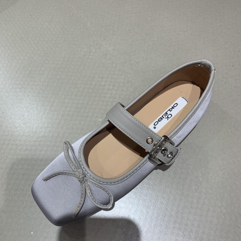Women Flat Shoes Fashion Buckle Strap Footwear Lolita Style Casual Shallow Mary Janes Butterfly-knot Ladies Ballet Flats Shoes - Image 9