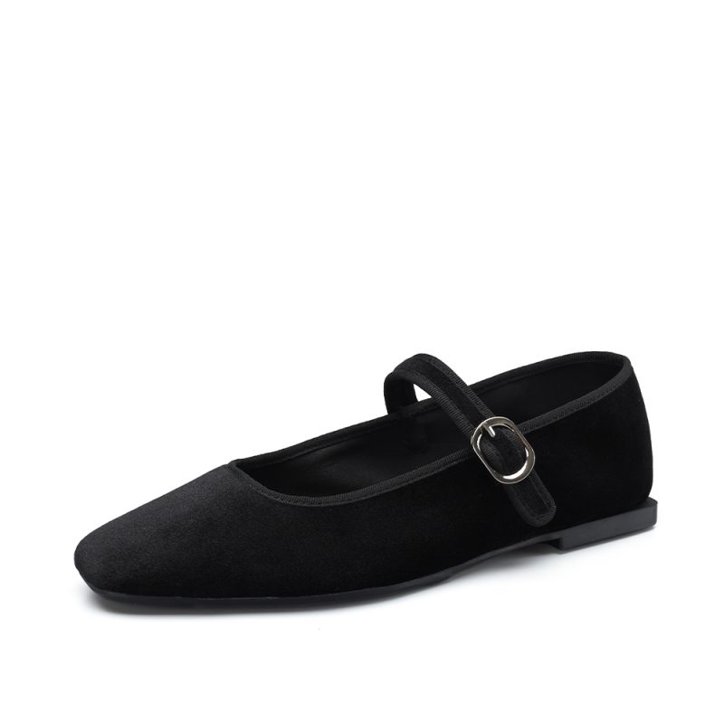 Smile Circle Velvet Mary Jane Ballet Flats Women Shoes Leopard Print Comfortable Soft Round Toe Flat Shoes for Women - Image 7