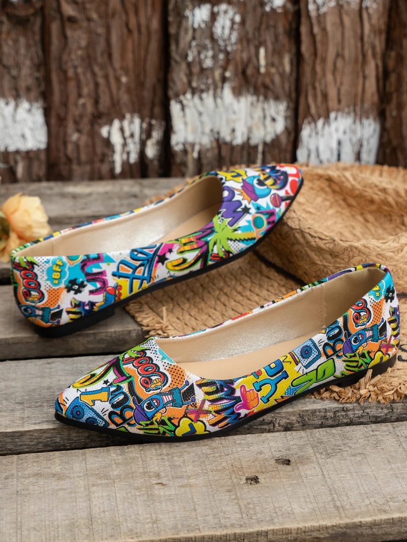 Pointed Toe Casual Ballet Flats 2024 High Quality Autumn Women's Shoes Mixed Colors Slip-On Concise Flats Zapatos Planos - Image 7