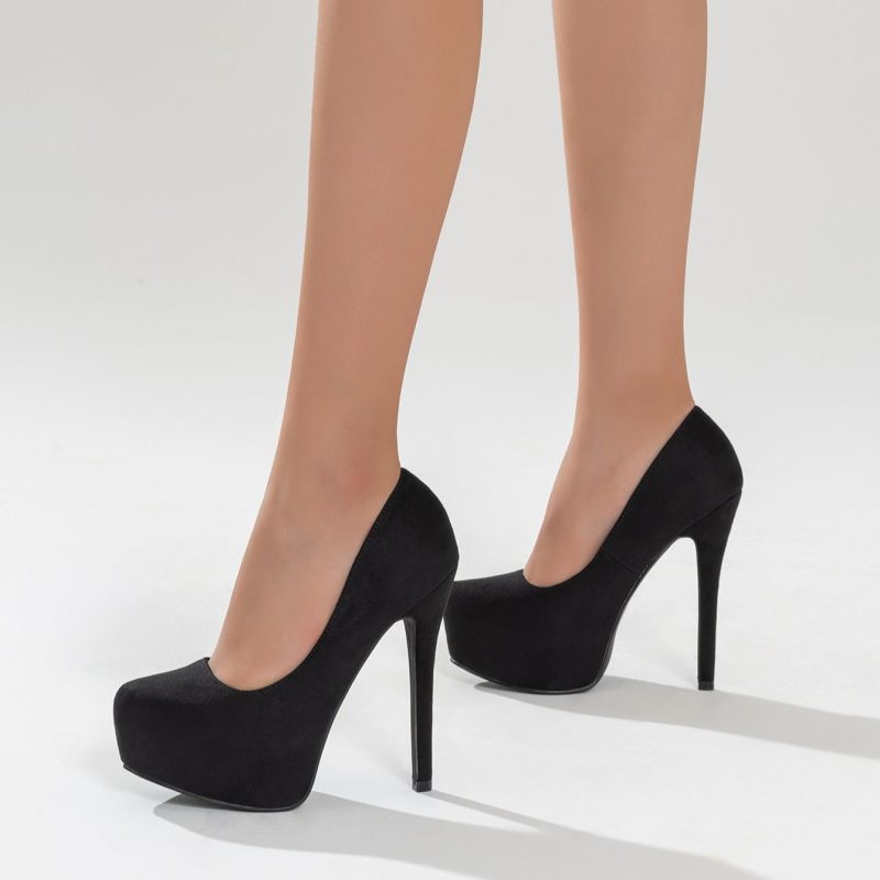 Spring And Autumn New Fashion Waterproof Platform Pointed Thin High Heel Women's Outdoor Sandals - Image 3