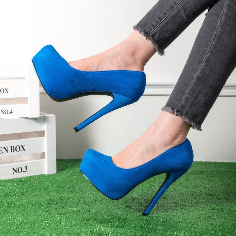 Spring And Autumn New Fashion Waterproof Platform Pointed Thin High Heel Women's Outdoor Sandals - Image 8