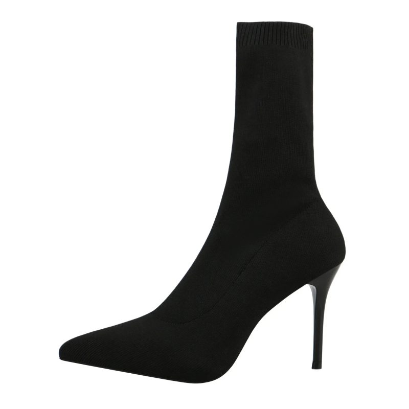 Sexy Sock Boots Knitting Stretch Boots High Heels for Women Fashion Shoes 2024 Spring Autumn Ankle Boots Female - Image 6