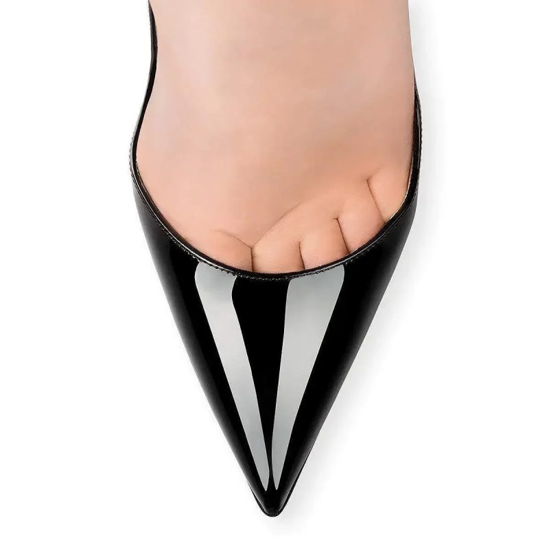 Women's Pointed Toe Block Classic 12cm High Heels Slip on Thick Shoes Wedding Office Dress Chunky Lady Pumps Customized - Image 5