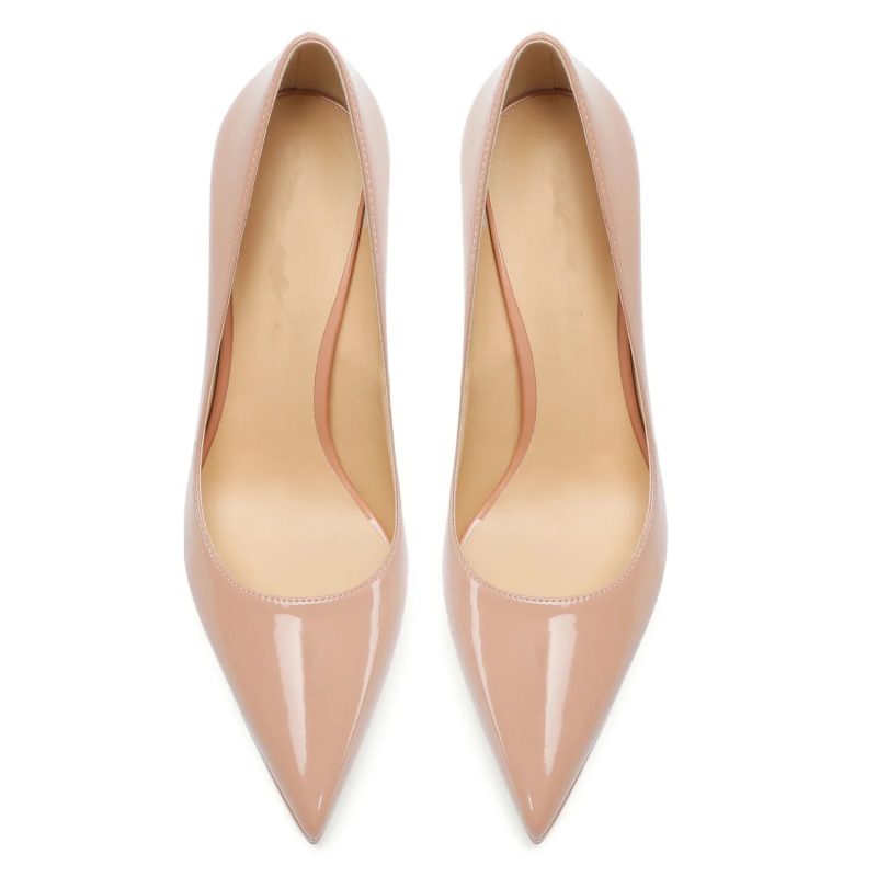 Measure your feet length before orderPatent Women Stiletto High Heel Pumps Pointed Toe Sexy Fetish Dress Office Shoe 26-CHC-33 - Image 4