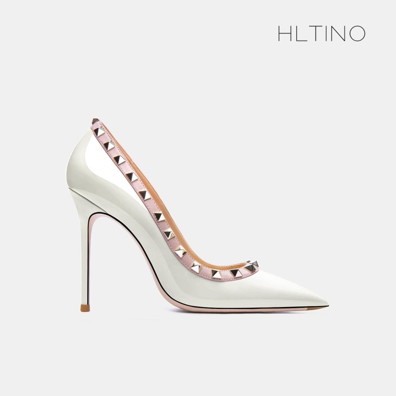 2024 Genuine Leather V Brand Willow Nail Fashion Classics Pumps Stilettos Point Toes women's Party Wedding High Heels Shoes - Image 12
