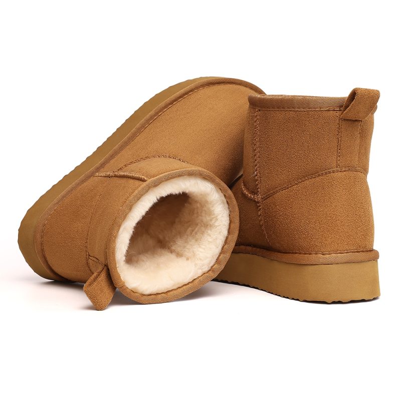 Evshine Memory Foam Ankle Boot Trending Shoes For Women Waterproof Women Snow Boots Female Snow Boots Suede Winter Warm Boots - Image 2
