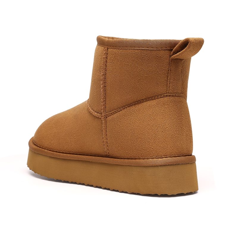 Evshine Memory Foam Ankle Boot Trending Shoes For Women Waterproof Women Snow Boots Female Snow Boots Suede Winter Warm Boots - Image 4