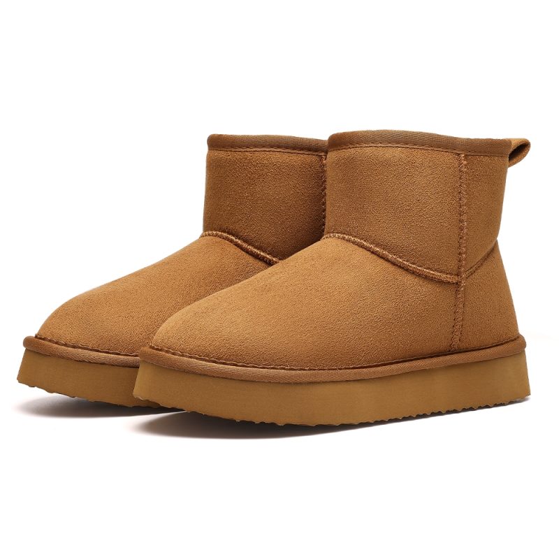 Evshine Memory Foam Ankle Boot Trending Shoes For Women Waterproof Women Snow Boots Female Snow Boots Suede Winter Warm Boots - Image 8
