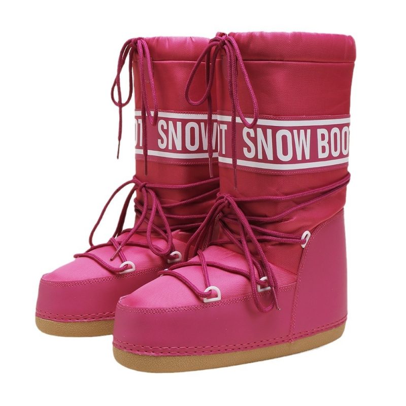 Winter Boots Women Snow Boots Mid-calf Cold-proof Antiskid Thicken Plush Waterproof Thick Platform Space Ski Boots Size 35-43 - Image 11