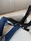 2021 New INS Women Beige High Heels Long Boots Lady Riding Boots Autumn Winter Designer Pointed Toe Knee-High Boots