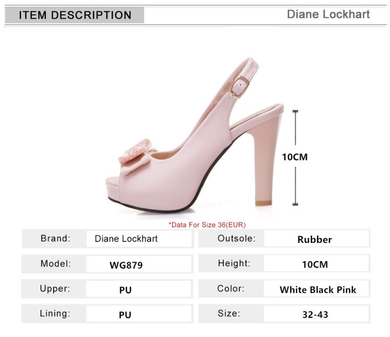 Women Platform High Heels 2025 Summer Fashion Bow Peep Toe Slingbacks Ladies White Pink Black Bride Wedding Shoes Party Pumps - Image 5
