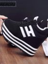 Women‘s Sneakers Breathable Outdoor Shoes Woman Mesh Casual Shoes Lace-Up Ladies Shoes 2025 New Fashion Female Platform Wedges