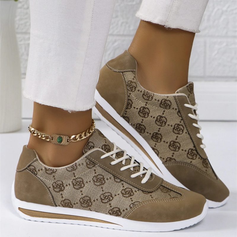 Retro Flower Embroider Brand Design Sneakers Women 2025 Autumn Trend Platform Sneakers Woman Lightweight Flat Heels Casual Shoes - Image 7