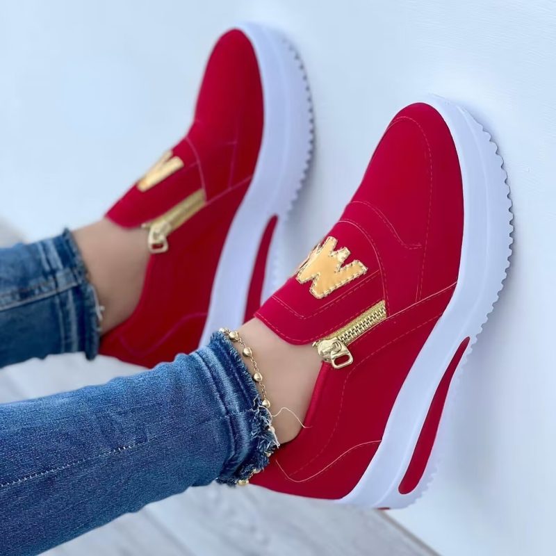 Women Platform Shoes Casual Slip on Shoes Fashion Loafers Ladies Sneakers Tennis Chaussure Femme Sneaker woman - Image 3