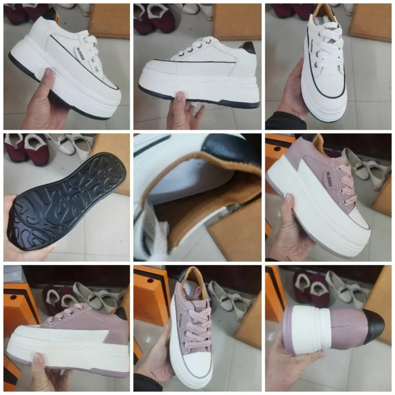 Fujin 9cm Cow Suede Genuine Leather Women Vulcanized Shoes Platform Wedge Skate Boarding High Brand Heels Casual Summer Shoes - Image 6