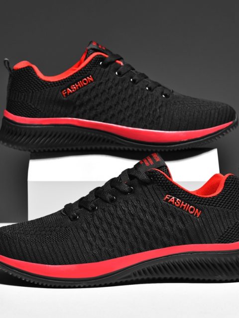 Hot Sale Black Red Cheap Running Shoes Men Women Large Size 47 48 Breathable Light Sports Sneakers Men Gym Shoes tenis masculino